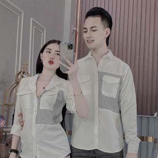 ÁO SƠ MI NAM, SƠ MI COTTON TAY DÀI MÁT LẠNH, KHÔNG NHĂN HK