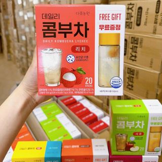 TRÀ KOMBUCHA TEAZEN HÀN QUỐC HỘP 20 GÓI