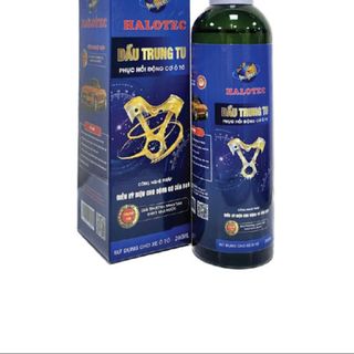 DẦU TRUNG TU – HALOTEC CHÍNH HÃNG dung tích 200 ml, dành cho các loại động cơ có dung tích từ 4 đến 8 lít dầu nhớt + tặng chai buồng đốt trị giá 250k