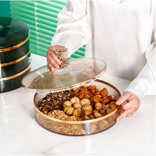 Khay mứt hai tầng