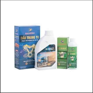DẦU TRUNG TU – HALOTEC CHÍNH HÃNG dung tích 200 ml, dành cho các loại động cơ có dung tích từ 4 đến 8 lít dầu nhớt + tặng chai buồng đốt trị giá 250k