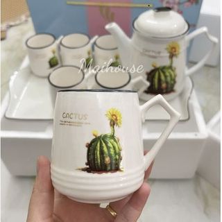BỘ BÌNH TRÀ SÀNH SỨ 6 LY CAO CẤP