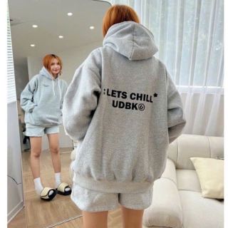 Áo hoodie nam nữ unisex nỉ bông dày dặn sweater fom rộng hàn quốc ulzzang y2k In Chữ 2 Mặt LET CHILL giá sỉ - giá bán buôn