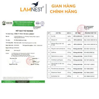 Tổ Yến Chưng Hạt Sen LamNest tươi nguyên chất 30% yến 70ml - yensaocaocaplamnest