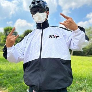 Áo khoác Phượt in KYT nam nữ chất vải dù gió 2 lớp giá sỉ - giá bán buôn