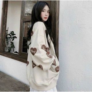 Áo Khoác Cardigan Trái Tim Swe Nữ Nude Form Rộng cánh dơi. giá sỉ - giá bán buôn