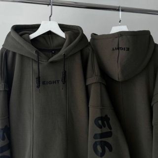 Áo Hoodie Nỉ Lót Bông Tay Nối EIGHT Form Rộng Unisex. giá sỉ - giá bán buôn