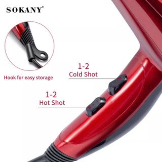 MÁY SẤY TÓC CHUYÊN NGHIỆP SOKANY SK - 2211 SẤY VÀ TẠO KIỂU TÓC NHANH HAI TỐC ĐỘ CÔNG SUẤT LỚN 2400 W