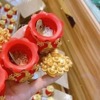 Kho quà tết Sỉ Hũ đựng muối gạo thần tài