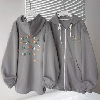 áo khoác nỉ dây kéo phao nón 2 lớp nỉ vải chính your value
