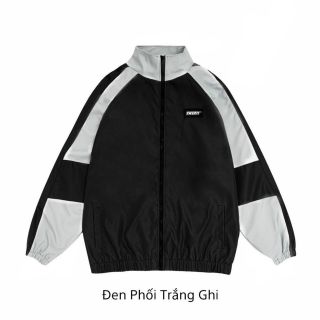 Áo khoác dù bomber phối, chất dù 2 lớp nam nữ mặc đều đẹp