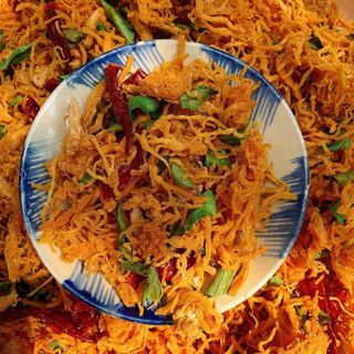 Khô gà lá chanh xé cay mềm thơm ngon thượng hạng ( sỉ từ 5kg)