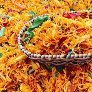 Khô gà lá chanh xé cay mềm thơm ngon thượng hạng ( sỉ từ 5kg)