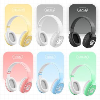 Tai nghe bluetooth chụp tai cao cấp thiết kế gấp gọn âm thanh Hifi sống động có mic đàm thoại chơi game nghe nhạc tai nghe bluetooth pin siêu trâu