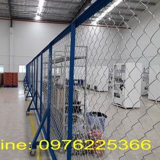 Hàng rào sắt di động ,hàng rào lưới b40 có bánh xe