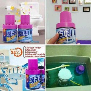 (Tím) Chai Tẩy Bồn Cầu Hàn Quốc (Kiện 24 Cái)