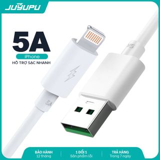 Dây sạc sạc nhanh Lightning Micro Type C cao cấp nguồn điện 5A chất liệu TPU chính hãng cáp sạc