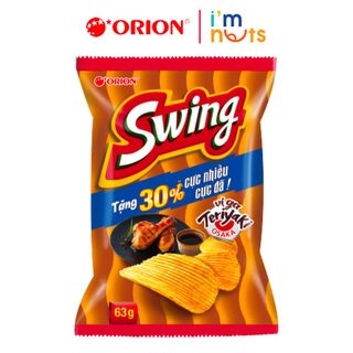 Bánh Snack khoai tây Swing Orion đủ vị gói nhỏ và gói lớn