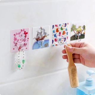 SET 10 MÓC DÁN TƯỜNG 3D SIÊU DÍNH