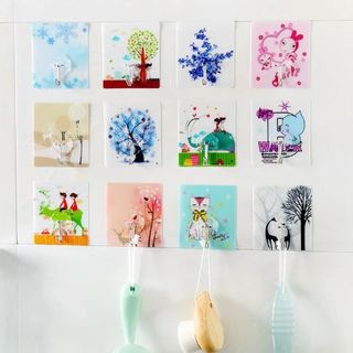 SET 10 MÓC DÁN TƯỜNG 3D SIÊU DÍNH