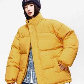 ÁO KHOÁC PHAO NỮ VỚI CHẤT VẢI FORM PHỒNG TO MẶC CỰC ẤM DÁNG CỔ BẺ CÓ KÈM TÚI NHA HÀNG HOT TREND-HTM FASHION