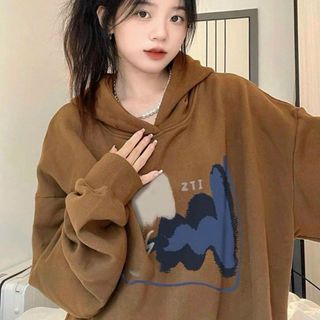 ÁO HOODIE NỈ NGOẠI NAM NỮ PHỐI THEO PHONG CÁCH FORM RỘNG ÁO IN ZT VỚI CHẤT LIỆU VẢI DÀY DẶN NÓN TRÙM ĐẦU CUTE KÈM DÂY KÉO ÁO ĐẸP HÀNG HOT TREND-HTM FASHION giá sỉ