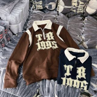 ÁO HOODIE NAM NỮ IN NỔI CHỮ TB 1995 CHẤT LIỆU VẢI NỈ DÀY DẶN DÁNG CỔ BẺ XỊN FORM RỘNG HÀNG HOT TREND-HTM FASHION