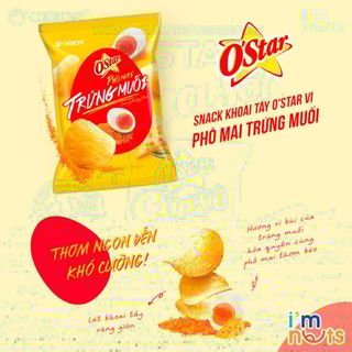 Bánh Snack khoai tây Ostar Orion đủ vị gói nhỏ và gói lớn giá sỉ