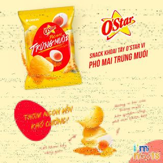 Bánh Snack khoai tây Ostar Orion đủ vị gói nhỏ và gói lớn giá sỉ