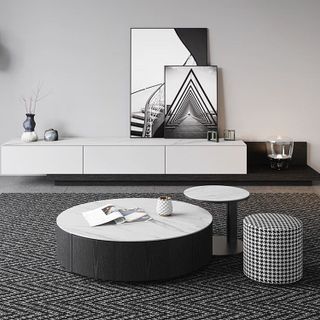 Bàn Trà Sofa KE705 Mặt Bàn Đá Ceramic Cao Cấp