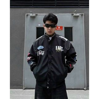 ÁO KHOÁC DÙ NAM ÁO ĐƯỢC IN CHỮ FAFIC SPEEDOMETER BAO SẮC NÉT ÁO KHOÁC BIKER RACING ÁO FORM RỘNG ÁO ĐẸP HÀNG HOT TREND-HTM FASHION