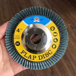 Nhám xếp xanh 100x16mm LION KING
