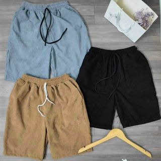 QUẦN SHORT NAM NGẮN MẶC MÁT MẺ PHỐI THEO PHONG CÁCH MẪU MỚI CHẤT LIỆU VẢI NHUNG SIÊU ĐẸP HÀNG HOT TREND-HTM FASHION