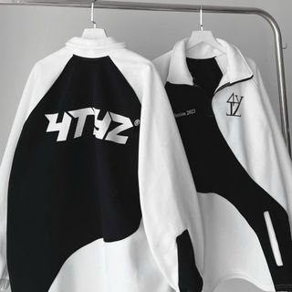 ÁO KHOÁC HOODIE NAM NỮ TRƯỚC ÁO CÓ IN CHỮ ATYS CHẤT LIỆU VẢI NỈ BÔNG DÀY DẶN VỚI DÁNG PHỐI MÀU ĐEN TRẮNG SIÊU HOT HÀNG ĐẸP-HTM FASHION