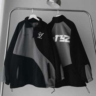 ÁO KHOÁC HOODIE NAM NỮ TRƯỚC ÁO CÓ IN CHỮ ATYS CHẤT LIỆU VẢI NỈ BÔNG DÀY DẶN VỚI DÁNG PHỐI MÀU ĐEN TRẮNG SIÊU HOT HÀNG ĐẸP-HTM FASHION