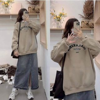 ÁO KHOÁC HOODIE NỈ NAM NỮ PHỐI DÁNG FORM RỘNG CÓ IN CHỮ NỔI TRƯỚC ÁO BAO ĐẸP CÓ BO CHUN EO HÀNG HOT TREND-HTM FASHION