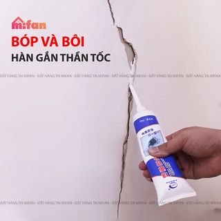 Keo Vá Tường Chống Thấm LKB 250gr - Trám Trét Vết Nứt Khe Hở Tường - Chống Mốc Ẩm Làm Sạch Tường - Mifan Hàng Chính Hãng