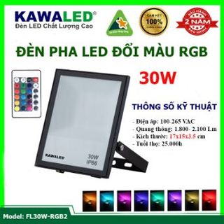 Đèn Pha LED Đổi Màu Kawaled