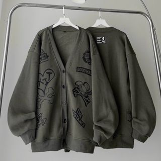 ÁO KHOÁC NỮ CARDIGAN MÀU ĐEN CHẤT LIỆU NỈ VẢI BÔNG FROM RỘNG CHỐNG NẮNG CỰC TỐT MẪU ÁO CUTE MANG HOT TREND-HTM FASHION