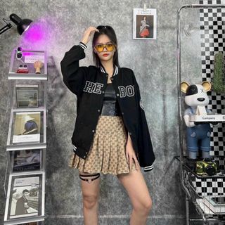 ÁO ÁO KHOÁC DA LỘN 2 LỚP NAM NỮ KIỂU DÁNG BOMBER IN LOGO HEBOZ MẪU MỚI ĐẸP FORM RỘNG CÁ TÍNH HÀNG HOT TREND-HTM FASHION