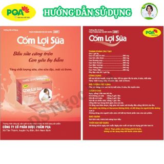 PQA Cốm Lợi Sữa - hỗ trợ bổ khí huyết, tăng tiết sữa, giảm tắc tia sữa, ít sữa, mất sữa. Tăng chất lượng sữa, cho sữa đặc, mát và thơm.