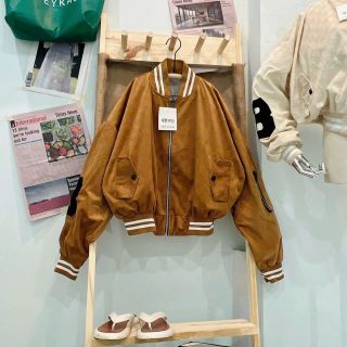 ÁO KHOÁC LỬNG BOMBER NỮ KIỂU DÁNG LỬNG KAKI NHUNG TUYẾT 2 LỚP CHẤT VẢI DÀY DẶN AO ĐẸP HÀNG HOT TREND-HTM FASHION