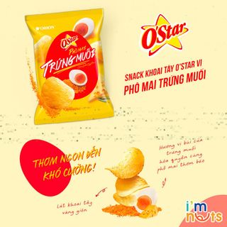 Bánh Snack khoai tây Ostar Orion đủ vị gói nhỏ và gói lớn giá sỉ