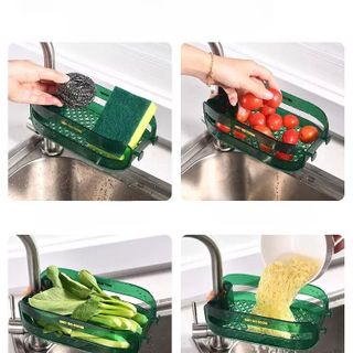Kệ Nhựa Treo Vòi Nước Để Đồ Nhà Tắm, Khay Treo Bồn Rửa Bát Ráo Nước Mẫu Mới