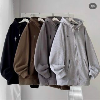 ÁO KHOÁC HOODIE ZIP NAM NỮ CHẤT LIỆU VẢI NỈ DÀY CÓ IN CHỮ DẤU THẬP NGAY ÁO MANG CÁ TÍNH FORM RỘNG HÀNG HOT TREND-HTM FASHION