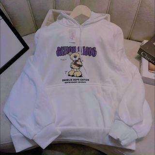 ÁO KHOÁC HOODIE NỈ NAM NỮ PHỐI DÁNG FORM RỘNG BAO ĐẸP HÌNH IN CON GẤU CUTE SẮC NÉT CHỮ GATION CÁ TÍNH VẢI DÀY DẶN HÀNG HOT TREND-HTM FASHION