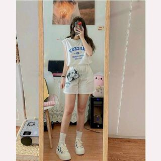 ĐỒ BỘ SÁT NÁCH ĐỦ MÀU CHẤT THUN CAO CẤP NỮ MẶC NHÀ THỂ THAO TẬP GYM DU LỊCH CHỤP HÌNH SIÊU NGẦU MÁT MẺ MÙA HÈ - HTM FASHION
