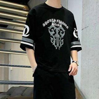 SÉT ĐỒ BỘ NAM THỂ THAO MÙA HÈ VỚI CHẤT VẢI THUN LẠNH CO GIÃN HỌA TIẾT ĐẸP THỜI TRANG - HTM FASHION