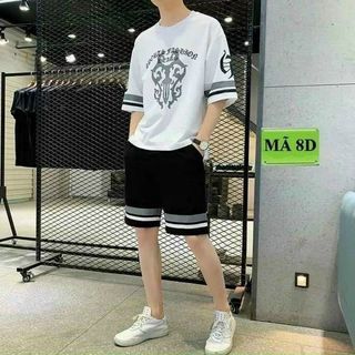 SÉT ĐỒ BỘ NAM THỂ THAO MÙA HÈ VỚI CHẤT VẢI THUN LẠNH CO GIÃN HỌA TIẾT ĐẸP THỜI TRANG - HTM FASHION