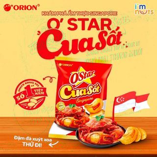 Bánh Snack khoai tây Ostar Orion đủ vị gói nhỏ và gói lớn